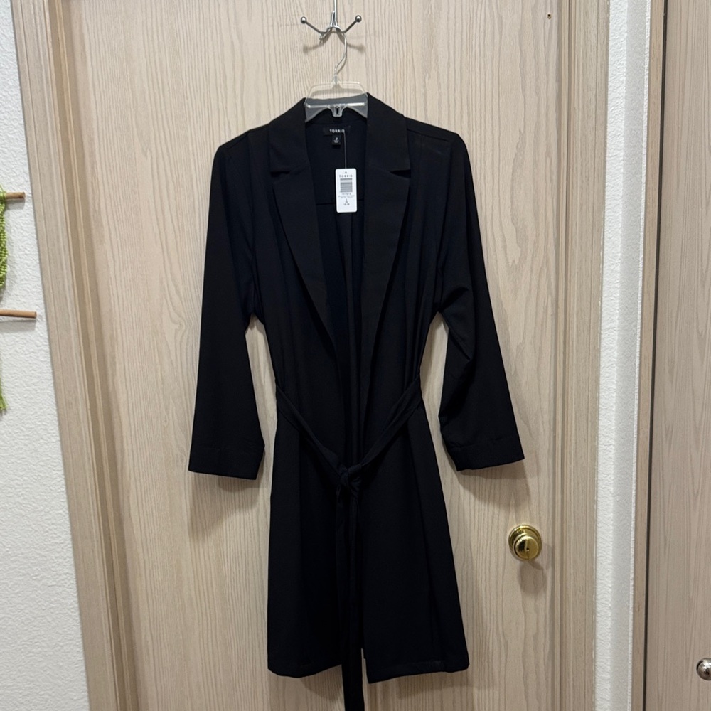 Torrid Charcoal Trench Coat with Belt